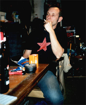 Armin at the Konsum, rehearsal room - Aug 2003